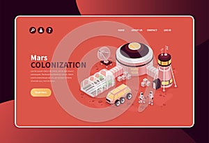 Colonizing Mars Website Banner