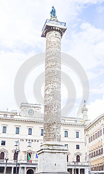 Colonna di Marco Aurelio, Rome, Italy