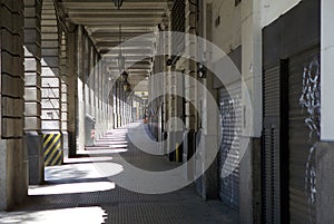 Colonnade in Buenos Aires, Argentina