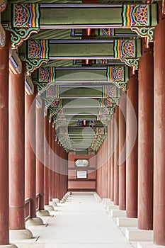 Colonnade At The Gyeongbok Royal Palace