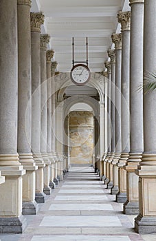 Colonnade in Karlovy Vary photo