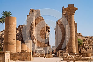 Colonnade in Egypt photo