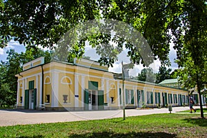 Colonnade of mineral water springs - Frantiskovy Lazne Franzensbad