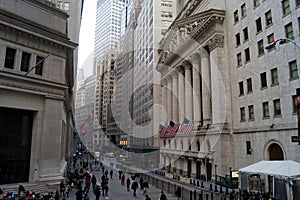 Colonnade of the New York Stock Exchange