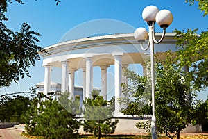 Colonnade in the park