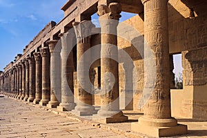 Colonnade at Philae Temple