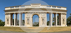 Colonnade on Rajstna classicist gloriet Valtice town