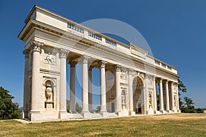 colonnade on Rajstna classicist gloriet Valtice town