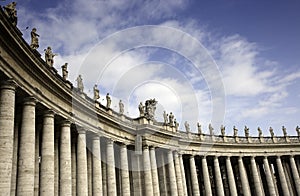 Colonnade at Saint Peter's Square, Rome