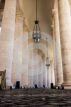 Colonnade of St. Peters Square, Vatican City (Rome)