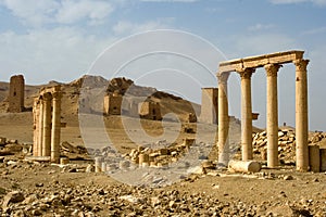 Colonnades and Necropolis, Palmyra