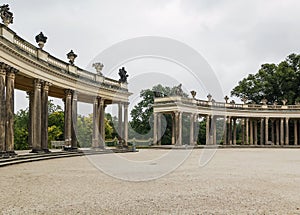 Colonnades in Sanssouci, Potsdam,Germany photo