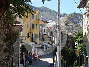 Colonnata typical street