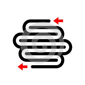 Colonoscopy vector icon