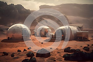 A colony of colonizers on Mars, Generative AI 3