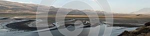 Colony of Flamingos on the Natron lake.