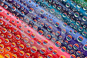 Color abstract background with drops and pencils set