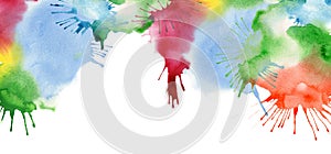 Color abstract color watercolor blot background