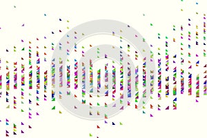 Color abstract mixed pattern generative art background. Shape, wallpaper, canvas, web & line.