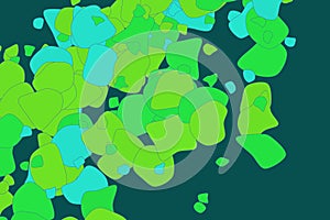 Color abstract motion, particle or random pattern generative art background. Canvas, style, texture & web.