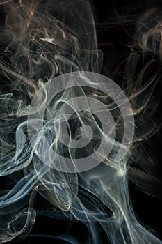 Color abstract smoke