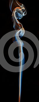 Color abstract smoke