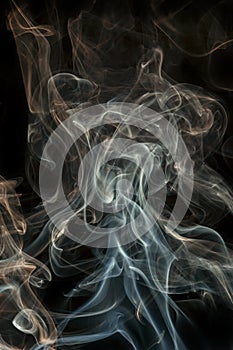 Color abstract smoke