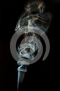 Color abstract smoke