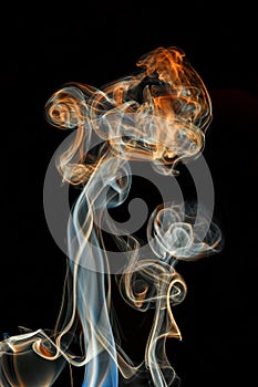 Color abstract smoke