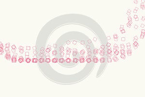 Color abstract square, rectangle pattern generative art background. Shape, creative, web, shape & texture.