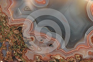 color agate mineral texture