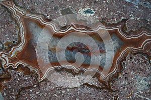 color agate mineral texture