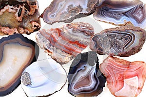 Color agates background