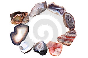 Color agates background