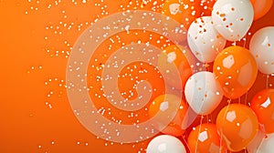 Color balloons composition background - Celebration design