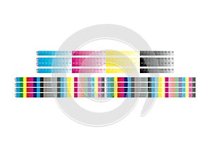 Color Bar CMYK for prepress photo