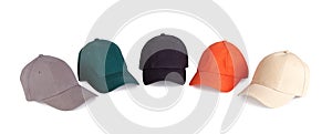 Color baseball caps