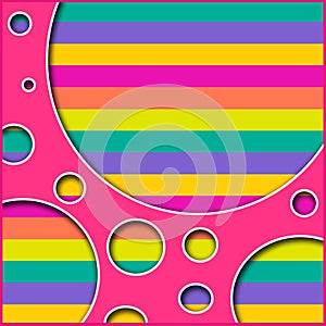 Color blast retro background