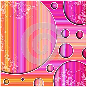 Color blast retro disco background