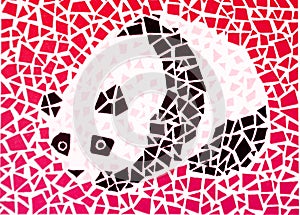 Color blind test - panda