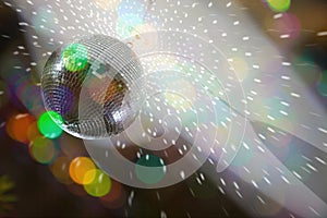 Color blurs and disco lights