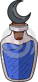 color bottle icon set vector