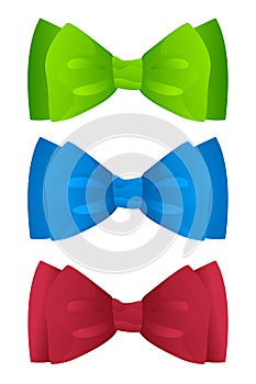 Color bow ties