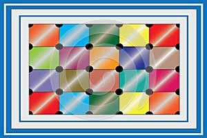 Color box design vector image