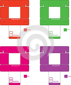 Color Box Pattern Set1