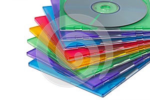 Color boxes for computer compact disc