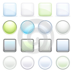 Color buttons for internet, set 2.