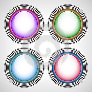 Color buttons. Set 3