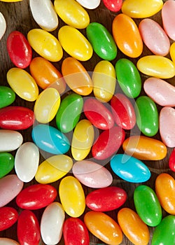 Color candy beans background