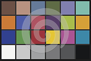 Color Checker chart photo